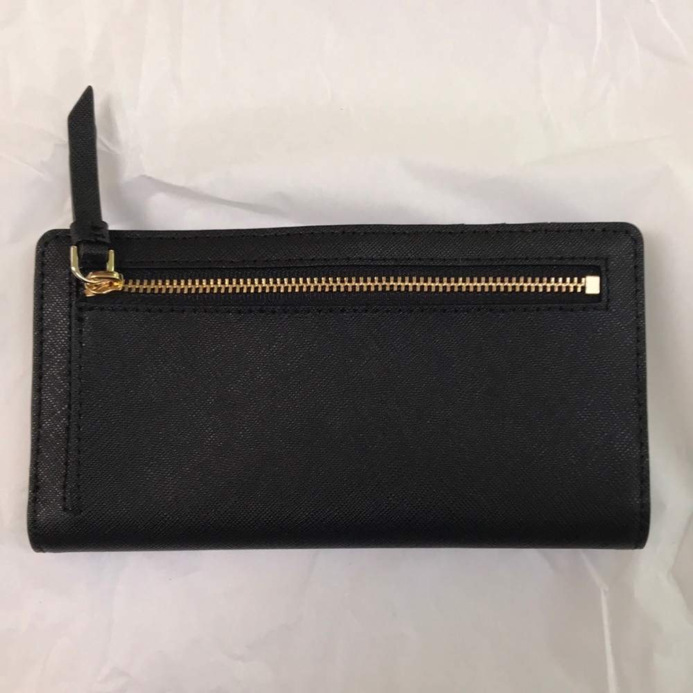 ♠️ Kate Spade Cameron Black Snap Wallet ♠️ - Picture 2 of 8